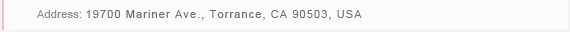 Address:3625 Del Amo Blvd., Suite 260, Torrance, CA 90503 USA