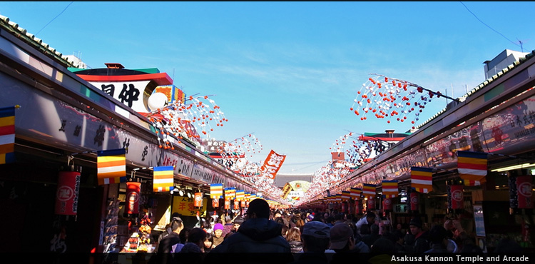 Asakusa Kannon Temple and Arcade